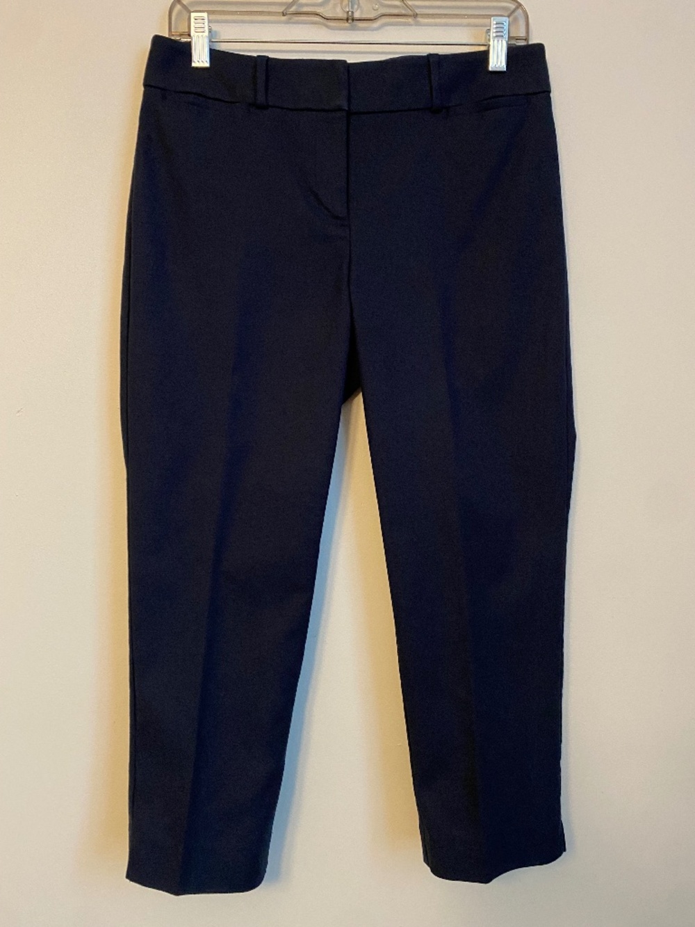 Navy LOFT Riviera Pant Julie Fit Crop